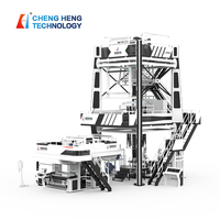 Machine de coextrusion de film soufflé double couche de qualité alimentaire avec double enrouleur automatique