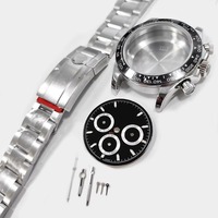 Kit d'accessoires pour montre Dandong 7750 Day-tona, boîtier, cadran pour homme, aiguilles en acier inoxydable, verre saphir, ensemble de boîtier de montre Day-ton, Chine