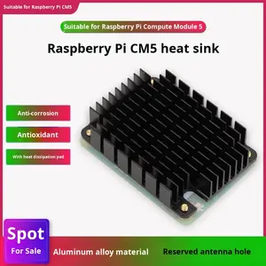 Пассивный радиатор из алюминиевого сплава для Raspberry <span class=keywords><strong>Pi</strong></span> CM5 с термопастой, антикоррозийный и антиокислительный, для Compute Module 5 - Product Image 6