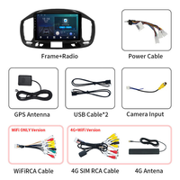 Autoradio multimédia 4G avec écran tactile de 9 pouces 2 Din GPS Audio Android Auto Carplay pour Fiat UNO 2014~2020