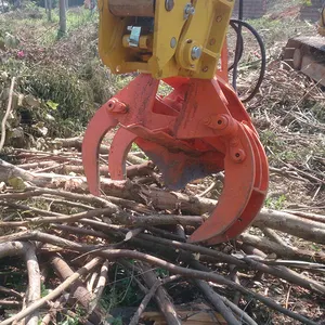 Gunting bambu kualitas tinggi, gunting untuk pemangkasan pohon penggali hidrolik 500kg
