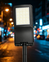 Lampe de rue LED adaptative à la pluie et au brouillard Panailo 150W, installation horizontale/verticale double pour route, autoroute, parking