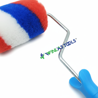 Mini rouleau de peinture murale en tissu haute densité avec cadre de rouleau de peinture de style cage pour la décoration de la maison