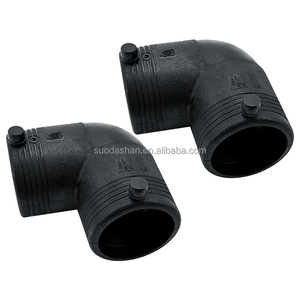 ท่อคอมโพสิต HDPE แบบลวดตาข่ายเหล็กข้อศอก90องศาสีดำทำจากเหล็ก - Product Image 2