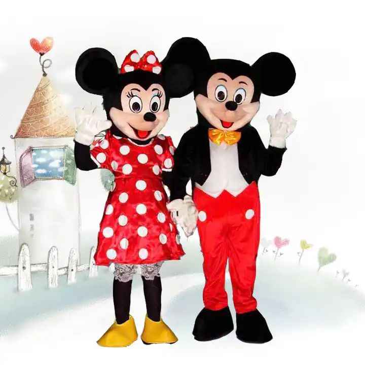 Custom Mouse Mascot Costume/mickey and Minnie Mascot Costume for Party ...