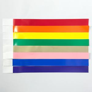 Custom Logo Disposable Laser Printable <b>Tyvek</b> Wristbands Waterproof and Tear-Resistant Promotional <b>Paper</b> Wristbands with Logo - Product Image 2