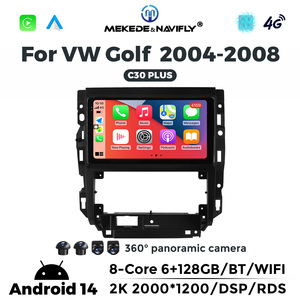 Navifly 2K <span class=keywords><strong>6</strong></span> + 128GB 8Core Android 14 DSP inalámbrico Car-play para VW <span class=keywords><strong>Golf</strong></span> 2004-2008 soporte 360 cámara panorámica BT WIFI - Product Image 2