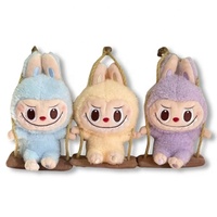 Vente flash POPMART the Monsters LABUBU Timber Workshop Swing Series Blind Box Plush Doll Toy Cute Pendant Mystery Boxes