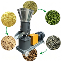 Mini machine de fabrication de granulés pour animaux de ferme (volailles, poissons, porcs, chèvres, bovins, chats) - Machine de granulation d'aliments pour animaux