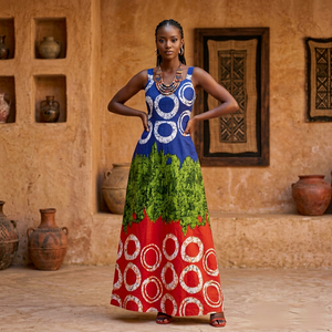 Kenya Custom Dobby African Wax Print Holland Loincloth Fabric Stain Resistant Traditional Wear Boys - Product Image 1