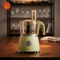 Genesis 700W Elektrische Mini Voedselprocessor met snij-, maal-, pureer- en mengfuncties, draagbaar voor huishoudelijk gebruik
