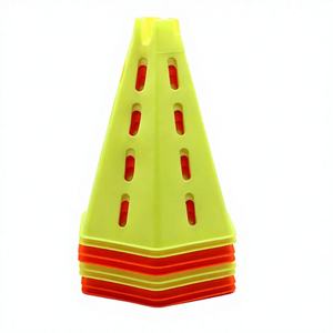 Kit de cônes de marquage de <span class=keywords><strong>football</strong></span> professionnels en PVC flexible pour l'agilité, 1m et 1,5m, avec sac de transport pour l'entraînement sportif des adultes - Product Image 5