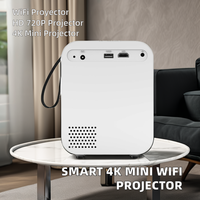 Smart Android 9 Home Cinéma Mini Projecteur 3D 720P Full HD LED WiFi Portable pour Usage Domestique