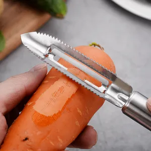 Déchiqueteur de carottes en acier inoxydable éplucheur rotatif rabot à melon éplucheur de fruits couteau à éplucher de cuisine