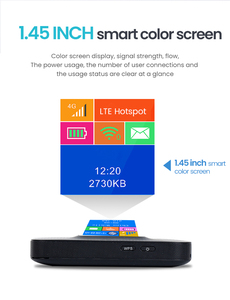 เราเตอร์พกพา OLAX MF982 4G รองรับซิมคู่ แบตเตอรี่ 3000mAh หน้าจอ LCD รองรับ 5G พร้อมไฟร์วอลล์ VoIP VPN WEP - Product Image 3