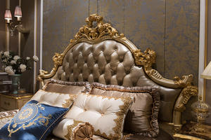 Juego de dormitorio completo estilo antiguo rey tamaño de muebles de dormitorio - Product Image 5