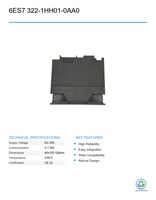 PLC de Automatización Industrial Usado 6ES7 322-1HH01-0AA0, Ideal para Sistemas de Control Industrial