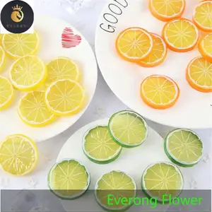 Моделирование фруктов искусственная пена мини ломтики лимона кухня ресторан украшение дома витрина