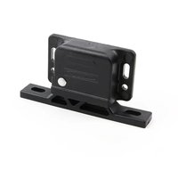 Loquet de panneau en alliage de zinc noir à fermeture par poussée pour porte de placard, tiroir, camping-car, caravane, bateau