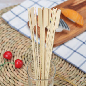 ESTICK, <span class=keywords><strong>pincho</strong></span> de paleta plana de bambú de 36 pulgadas <span class=keywords><strong>para</strong></span> barbacoa de Kebab, soporte <span class=keywords><strong>para</strong></span> paraguas de madera carbonizada, soporte <span class=keywords><strong>para</strong></span> alimentos de 60cm, herramientas <span class=keywords><strong>para</strong></span> barbacoa - Product Image 3