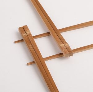 <span class=keywords><strong>Palillos</strong></span> cuadrados <span class=keywords><strong>de</strong></span> bambú carbonizado, hechos a mano, para hotel - Product Image 4