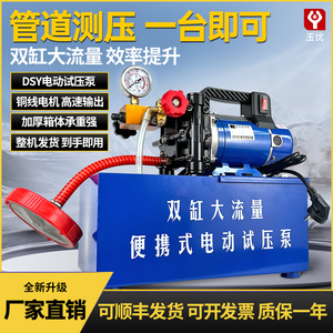 Taşınabilir elektrikli DSY-25/60 hidrolik pompa çift silindir saf bakır malzeme su boru hattı basınç <span class=keywords><strong>Test</strong></span> makinesi - Product Image 2