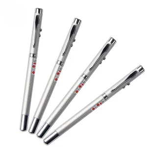 Promotional Business Gift Multifunction Teaching Tools Point Telescopic RED Laser Meeting Metal Gift Pen