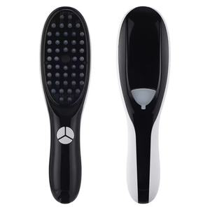 Peigne de massage électrique 3-en-1 anti-chute de cheveux à lumière rouge et bleue, brosse vibrante pour la croissance capillaire et le massage du cuir chevelu - Product Image 1
