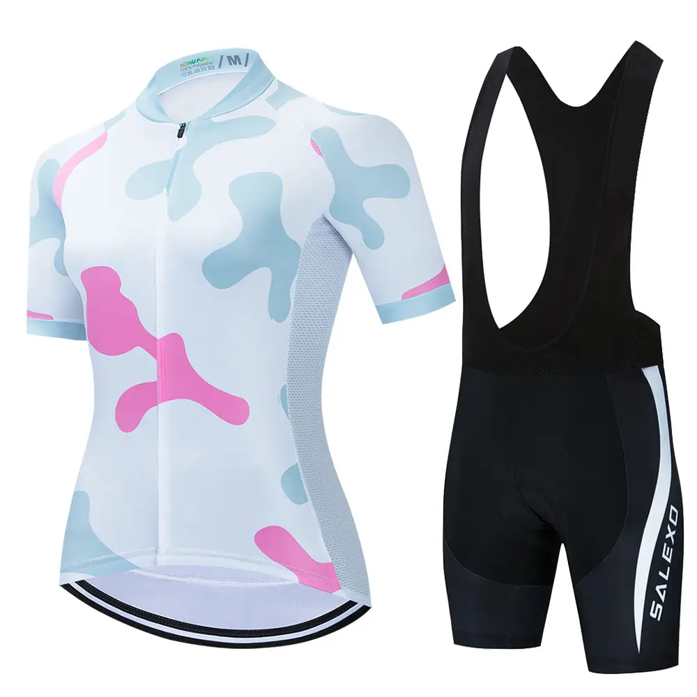 Women Mtb bib Summer Women Cycling Clothing MTB Bike Clothing Bicycle Wear Clothes Ropa Ciclismo Girls Cycle Jersey