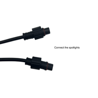 SXN TT-HS-6-1 Universal LED Motorcycle Light Harness Kit with 100cm/135cm Copper Tinned Wire for Retrofit/Upgrade