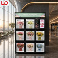 Distributeur automatique de fleurs intelligent à 8 compartiments avec contrôle cloud et gestion des stocks