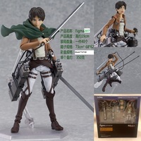 3 Desain Figur PVC Anime Jepang Wings of Liberty Eren Levi Mikasa Ackerman Action Figure