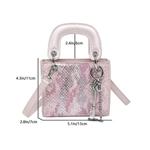 Túi đeo chéo mini da rắn nữ thời trang mới năm 2025, kiểu dáng nhỏ xinh, hợp xu hướng, dành cho các bạn nữ trẻ. - Product Image 6