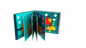 Livre sonore d'activités à couverture rigide en carton ondulé Kraft pour l'apprentissage <span class=keywords><strong>de</strong></span> l'<span class=keywords><strong>anglais</strong></span>, plus <span class=keywords><strong>de</strong></span> 300 <span class=keywords><strong>mots</strong></span>, impression offset, reliure cousue, film - Product Image 4