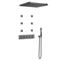 Ensemble de douche intelligent thermostatique à 3 Led, conception musicale luxueuse, nouveaux produits 2023