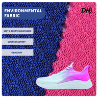 Tissu en maille 3D durable en polyester 100 % avec coutures renforcées, antichoc et confortable, pour la doublure du dessus des chaussures de sport