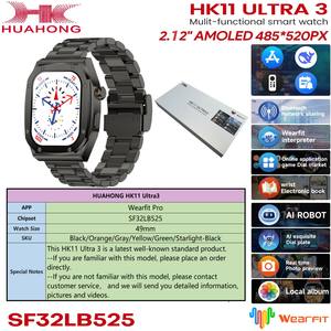 Smartwatch Hk11ultra3 Amoled Ultra 3 Relógio Inteligente para Homens e Mulheres ChatGPT Gen4 Gen2 Gen <span class=keywords><strong>2</strong></span> 4 HK11 Ultra3 - Product Image 1