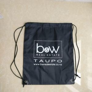 Wholesale 210D Nylon <b>Drawstring</b> Backpacks Custom Promotion Business Sport Gift <b>Bags</b> <b>Waterproof</b> Logo Printing for DIY <b>Drawstring</b> - Product Image 4