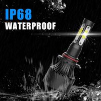 Super lumineux X7 4 côtés LED feux de voiture H11 ampoules de phares LED H7 lumière LED 9005 9006 H4 phare LED
