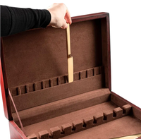 Boîtes cadeaux en bois pour couteaux, finition laquée mate sur mesure, luxe