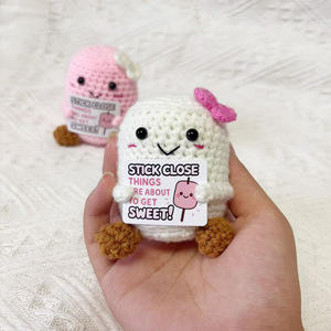Halloween Crocheted <b>Marshmallow</b> Dolls - Handmade Positive Energy <b>Gifts</b> for Kids - Product Image 3