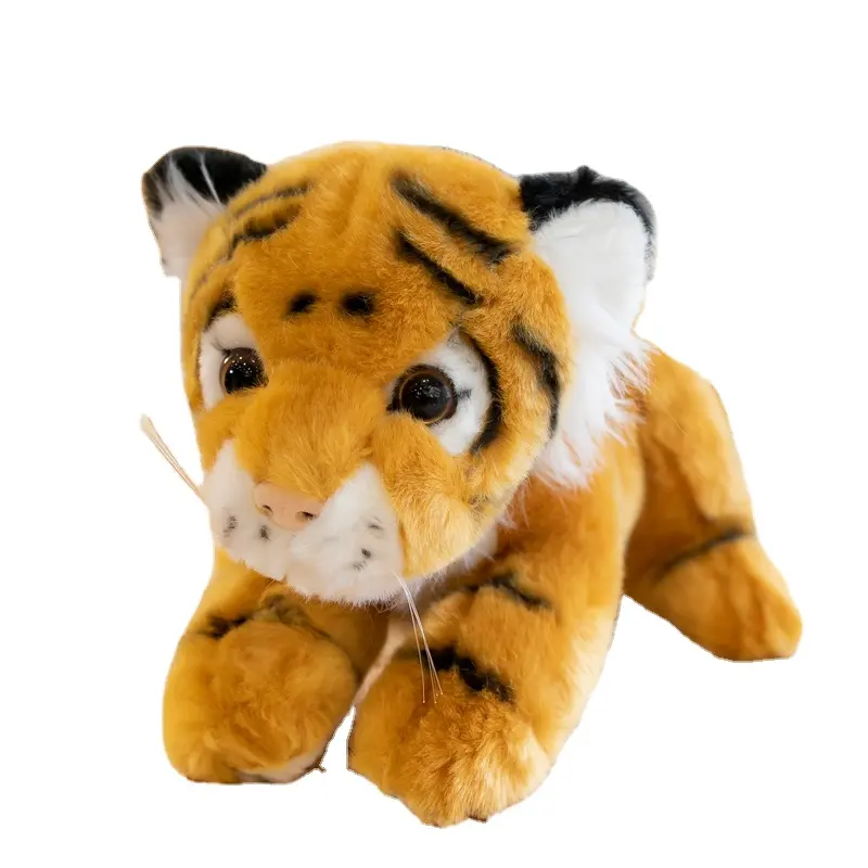 Hot sale small stuffed toy Artificial Tiger Animal Plush Doll