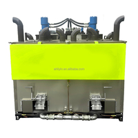 Prix complet de la machine : Machine de marquage routier autopropulsée à ligne vibrante pour thermoplastique et peinture avec pulvérisateur de billes intégré