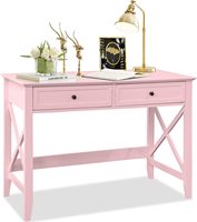 Table d'écriture bureau d'ordinateur avec tiroirs mignon Table moderne pour chambres à coucher rose vanité Table bureau avec tiroirs
