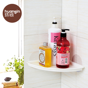 Étagère murale en pvc amovible, petit triangle de salle de bain, coin de douche, dispositif mural flottant pour la maison, 1 pièce - Product Image 5