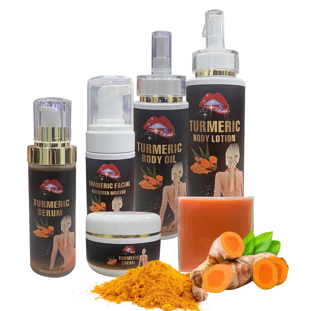 Hot Sale Turmeric Facial Acne Lighten Handmade Soap Organic Bath Body Whitening Turmeric Soap