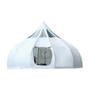 Açık Hava Lüks Su Damlası Lotus Moğol <span class=keywords><strong>Yurt</strong></span> Çadırı-Büyük Çok Kişilik Yağmur Geçirmez Rüzgar Geçirmez Kalınlaştırılmış Otel Kamp Çadırı 5m - Product Image 3