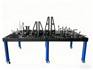 Çok delikli konumlandırma robotunun ölçüm ölçekleri ve aksesuarları ile nitrürlenmiş dökme demir çelik kaynak tablosu - Product Image 6