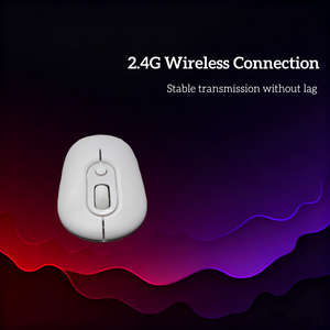 Cá Nhân Phẳng Thiết Kế Nhỏ Gọn 1600 Dpi Im Lặng Mini Văn Phòng Màu Trắng 2.4G Chuột Không Dây Với Ánh Sáng Đầy Màu Sắc Cho Máy Tính Xách Tay PC - Product Image 3