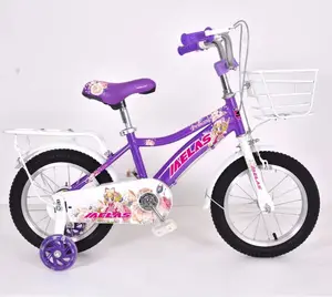 Детский велосипед с высокой стальной рамой для девочек 12 14 16 18 дюймов, детский велосипед, новая модель, уникальный детский велосипед, детский велосипед для девочек